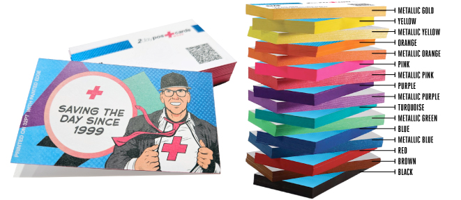 32pt Painted Edge Business Cards
